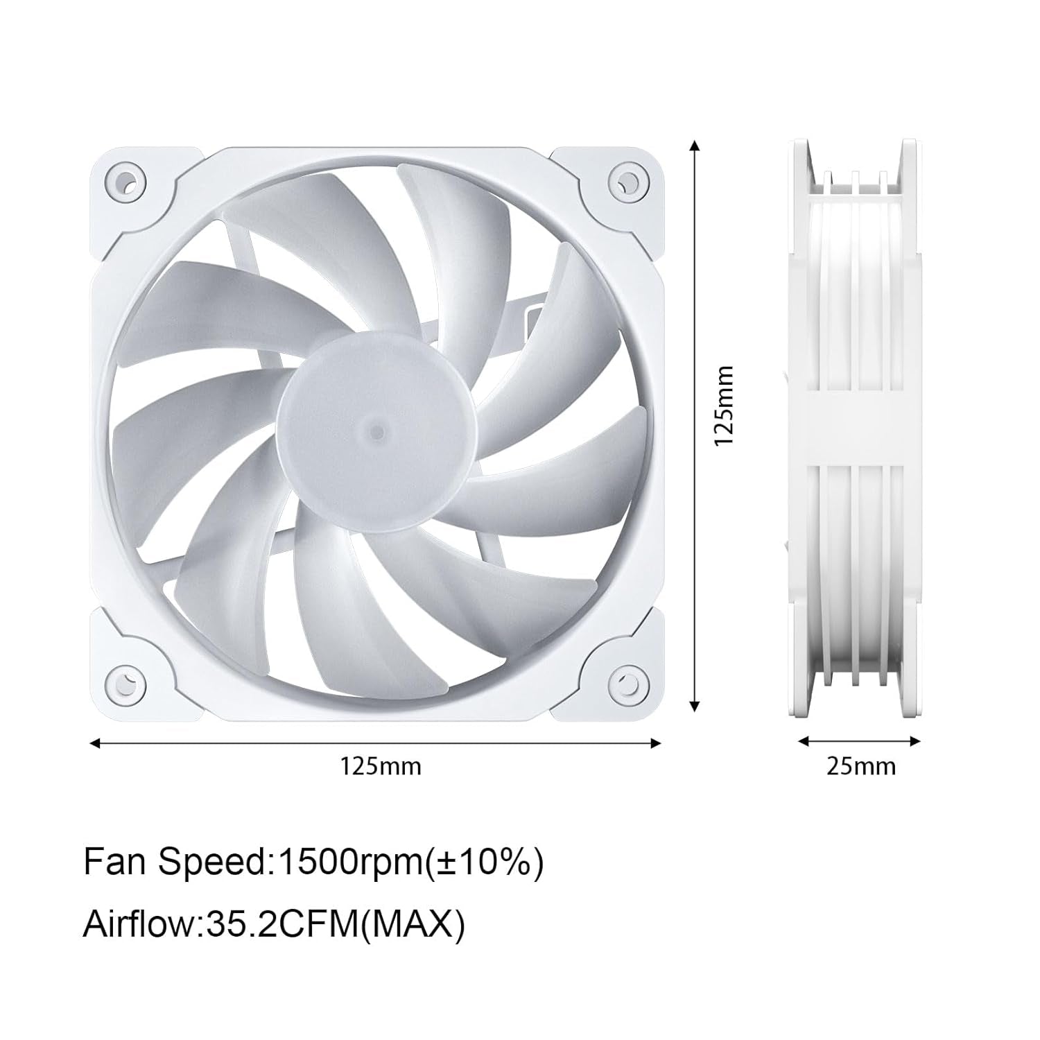 3 Pack 120Mm ARGB & PWM Case Fans with Controller High Airflow Addressable RGB Motherboard Sync Computer PC Cooling Fans