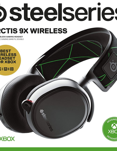 Load image into Gallery viewer, Arctis 9X Wireless Gaming Headset – Integrated-Xbox Wireless + Bluetooth – 20+ Hour Battery Life – For-Xbox One and Series X, Black

